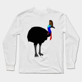 Southern Cassowary Long Sleeve T-Shirt